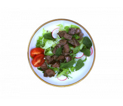 Салат с говядиной (medium) и пряным азиатским соусом